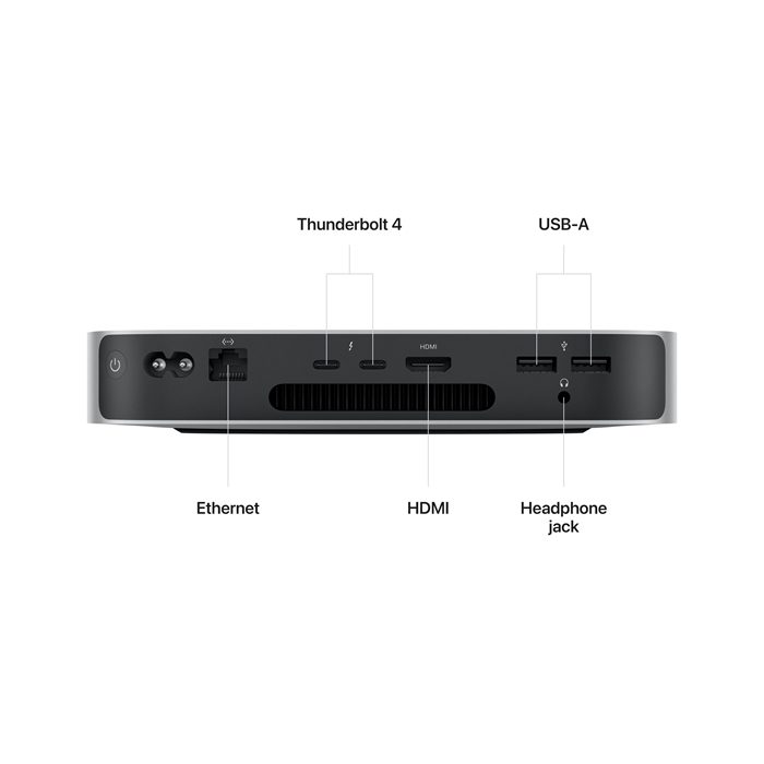 Mac mini M2 8-Core CPU/10-Core GPU 8GB RAM | 512GB SSD: Compact Power for Every Workspace