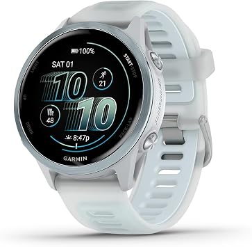 Garmin Forerunner 570, 42mm, Aluminum, Whitestone/Cloud Blue